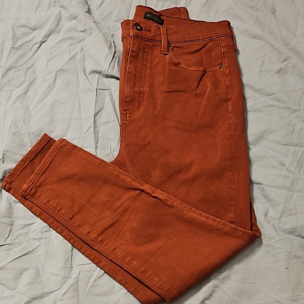 Uniqlo Brick Red Jeans